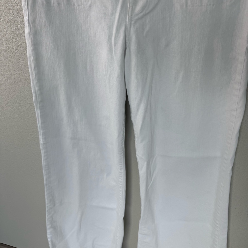 FRAME Le Hardy High-Rise Wide-Leg Jeans Blanc White Denim Women’s Size 33 - Picture 5 of 14